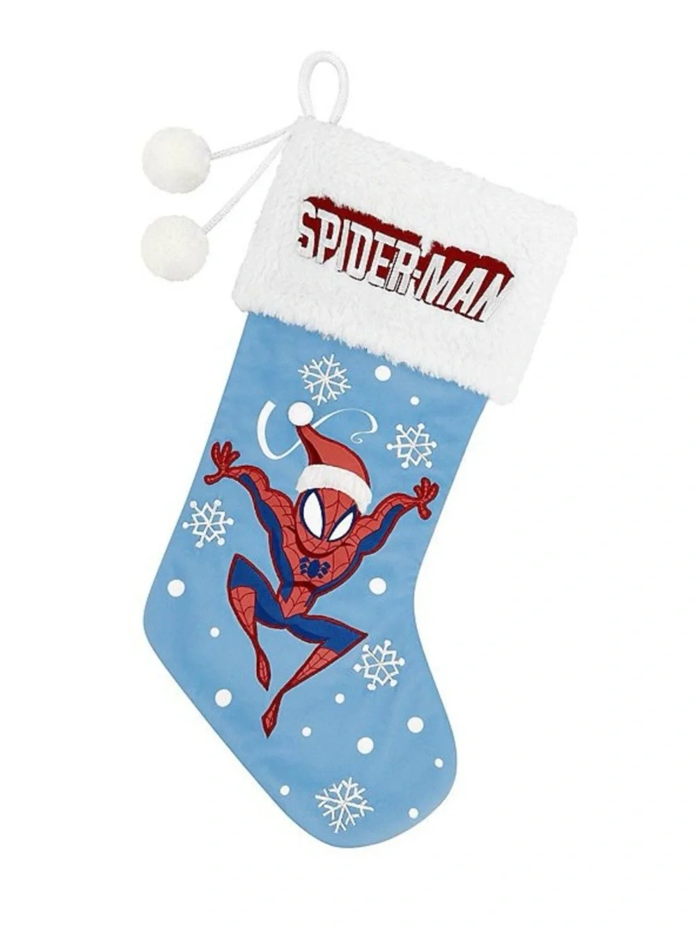 NWT✨Marvel Spider-Man Blue and Red Holiday Stocking